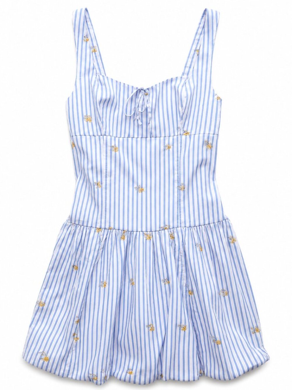 American Eagle x The Summer I Turned Pretty Bubble Mini Dress Blue Like New